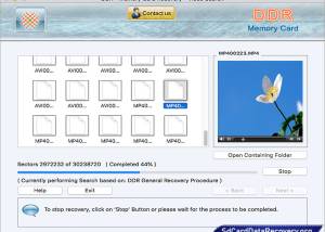 MAC Card Data Recovery screenshot