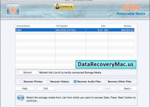 Mac Data Recovery screenshot