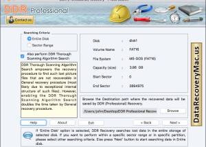 Mac Data Recovery Professional screenshot