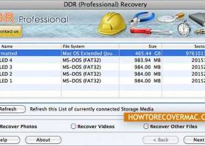 Mac Data Recovery screenshot