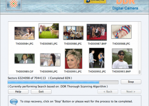 Mac Digital Camera Recovery Software screenshot