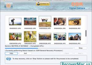 software - Mac Digital Camera Recovery Tool 4.8.9.6 screenshot