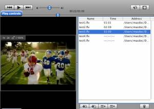 software - Mac FLV Player For Free 1.0 screenshot