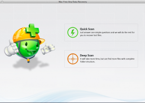 Mac Free Any Data Recovery screenshot