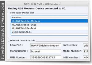 Mac Free SMS Software Modem screenshot