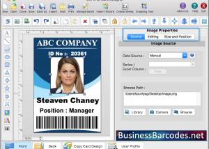 software - Mac ID Badges Generator Software 7.2.9.3 screenshot