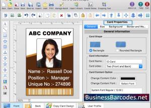 Mac ID Badges Maker for Employee screenshot