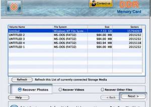 software - Mac Memory Card File Recovery 5.3.1.2 screenshot