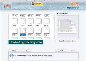 Mac Memory Card Recovery screenshot
