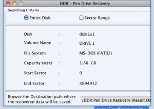 software - Mac Pen Drive Recovery 5.3.1.2 screenshot