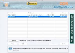 software - Mac Photo Recovery Software 3.0.1.2 screenshot