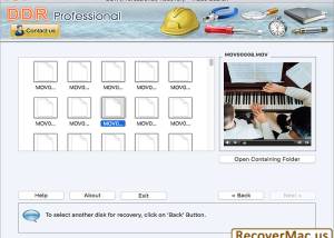 Mac Professional Data Recovery Tool screenshot