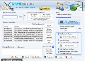 Mac Send Bulk SMS for Android Mobile screenshot