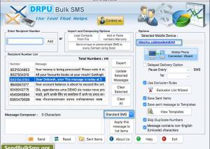 software - Mac Send Bulk SMS for GSM Mobile 6.8.7 screenshot