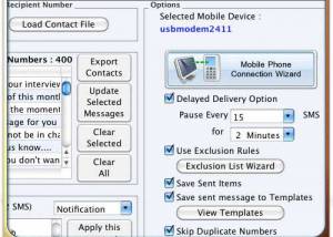 software - Mac SMS Software for GSM 8.2.1.0 screenshot