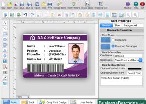 software - Mac Visitors Card Maker 6.8.2.3 screenshot