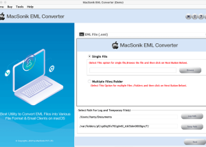 software - MacSonik EML Converter 22.7 screenshot