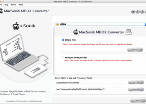 MacSonik MBOX Converter screenshot