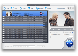 MacX DVD Ripper Pro screenshot