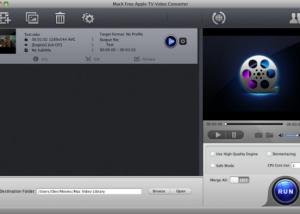 MacX Free Apple TV Video Converter screenshot