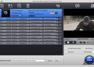 software - MacX Free DVD to Apple TV Converter Mac 4.2.0 screenshot