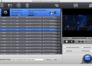 MacX Free DVD to iPhone Converter Mac screenshot