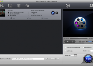 MacX Free iDVD Video Converter screenshot