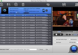 MacX Free iPod Ripper for Mac screenshot