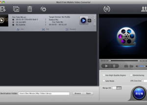 MacX Free Mobile Video Converter screenshot