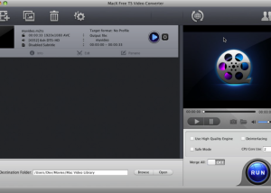 MacX Free TS Video Converter screenshot