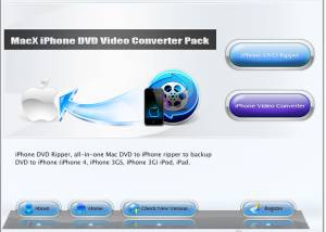 MacX iPhone DVD Video Converter Pack screenshot