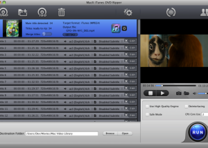 MacX iTunes DVD Ripper screenshot