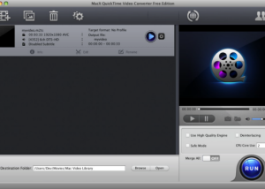 software - MacX QuickTime Video Converter Free 4.2.0 screenshot