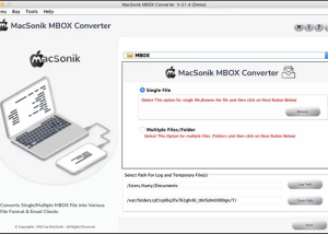 software - MacSonik MBOX Converter Tool 22.12 screenshot