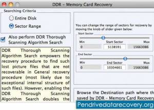 software - Memory Card Data Recovery for Mac 5.3.1.2 screenshot