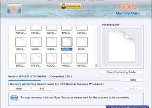 software - Memory Card Files Undelete Software 4.3.7.8 screenshot
