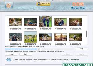 software - Memory Card Recovery Software For Mac 4.2.7.9 screenshot