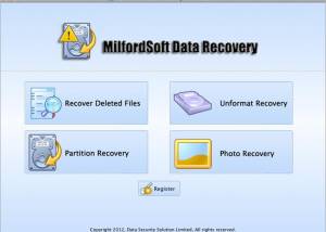 Milfordsoft Mac Data Recovery screenshot