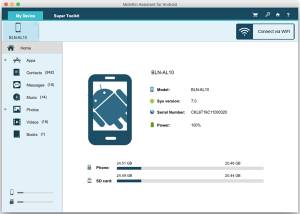 software - MobiKin Assistant for Android (Mac Version) 1.0.0 screenshot