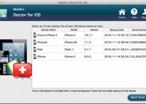 MobiKin Doctor for iOS (Mac Version) screenshot