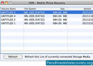 Mobile Phone Data Recovery Software Mac screenshot