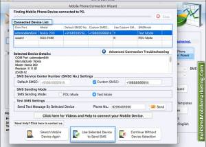 Mobile SMS Marketing Software Mac screenshot