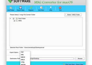 MSG File Converter for Mac screenshot