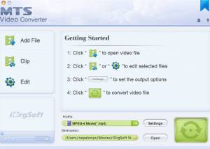 software - MTS Converter for Mac 3.3.8 screenshot