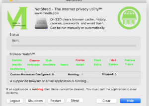 software - NetShred X 5.7.1 screenshot