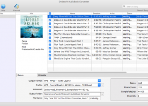 software - Ondesoft AudioBook Converter for Mac 1.30.3 screenshot