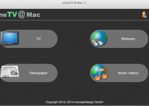 software - onlineTV @ Mac 11.16.4.25 screenshot