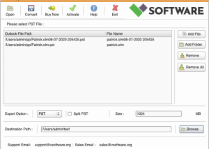 software - Outlook PST Repair Tool for macOS 4.5 screenshot