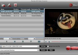 Pavtube HD Video Converter for Mac screenshot