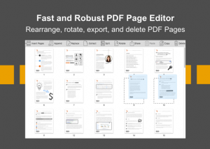 PDF Page Editor Pro Edition screenshot